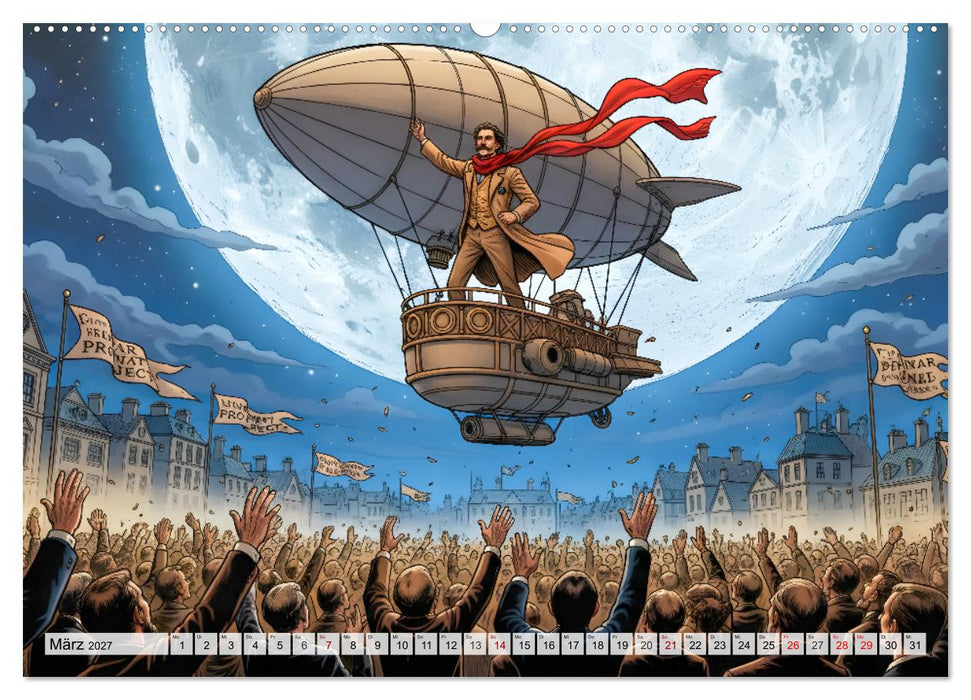 Von der Erde zum Mond – Die unglaubliche Mondexpedition (CALVENDO Wandkalender 2027)