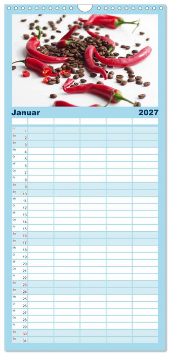 Kaffee-Pause Terminkalender (CALVENDO Familienplaner 2027)
