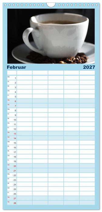 Kaffee-Pause Terminkalender (CALVENDO Familienplaner 2027)