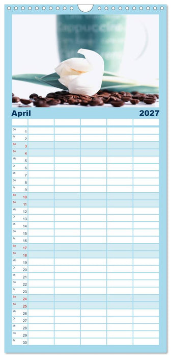 Kaffee-Pause Terminkalender (CALVENDO Familienplaner 2027)