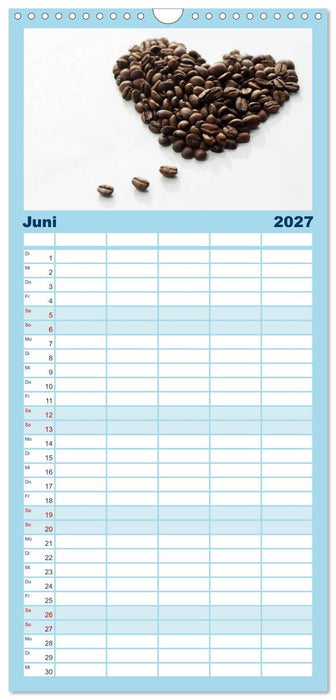 Kaffee-Pause Terminkalender (CALVENDO Familienplaner 2027)