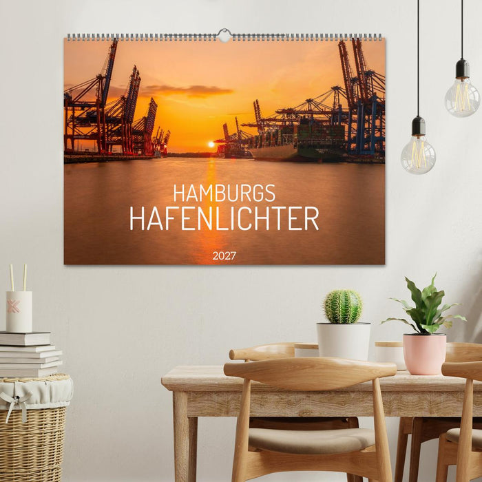 Hamburgs Hafenlichter (CALVENDO Wandkalender 2027)