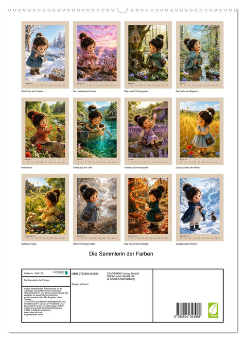 Die Sammlerin der Farben (CALVENDO Premium Wandkalender 2027)