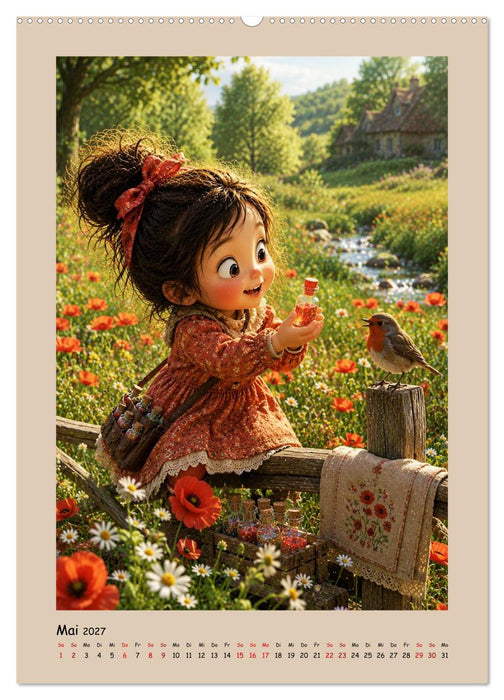 Die Sammlerin der Farben (CALVENDO Premium Wandkalender 2027)