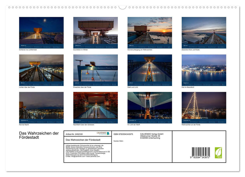 Das Wahrzeichen der Fördestadt (CALVENDO Premium Wandkalender 2027)