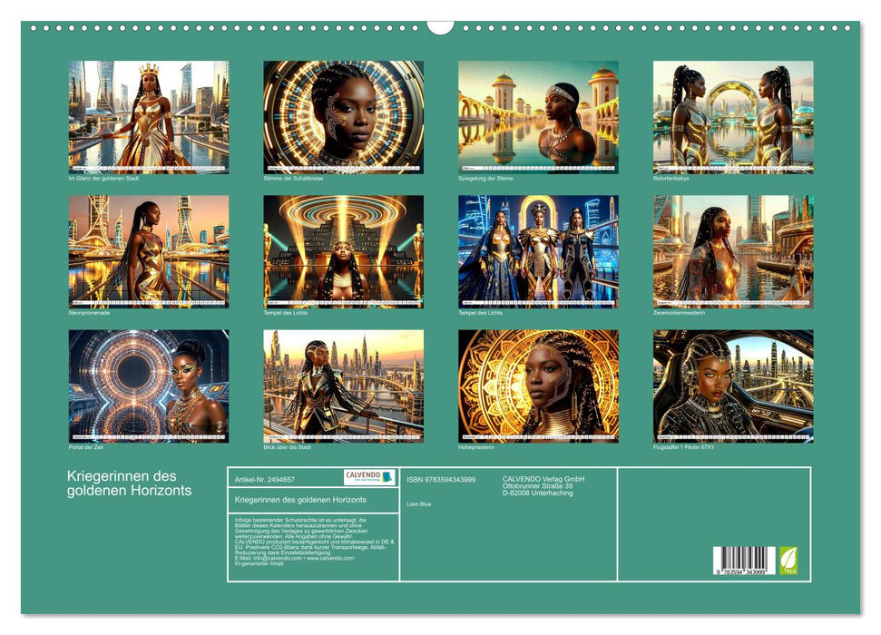 Kriegerinnen des goldenen Horizonts (CALVENDO Wandkalender 2027)