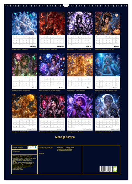 Mondgeborene (CALVENDO Wandkalender 2027)