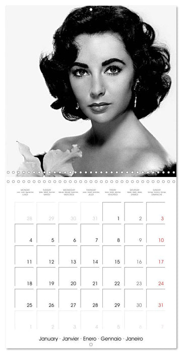 Movie Stars - Angels of the Golden Age (CALVENDO Monthly Calendar 2027)