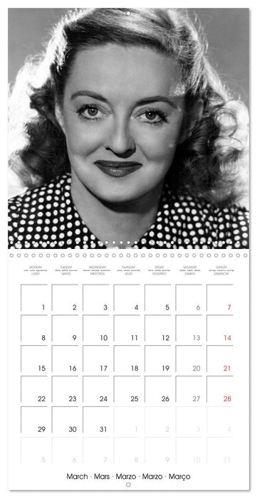 Movie Stars - Angels of the Golden Age (CALVENDO Monthly Calendar 2027)