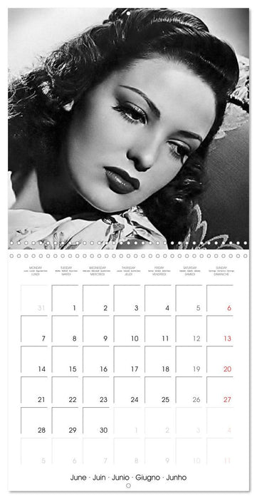 Movie Stars - Angels of the Golden Age (CALVENDO Monthly Calendar 2027)