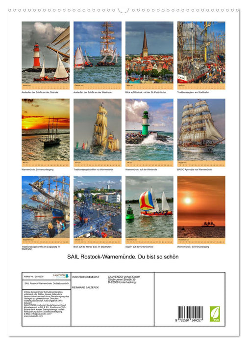 SAIL Rostock-Warnemünde. Du bist so schön (CALVENDO Premium Wandkalender 2027)