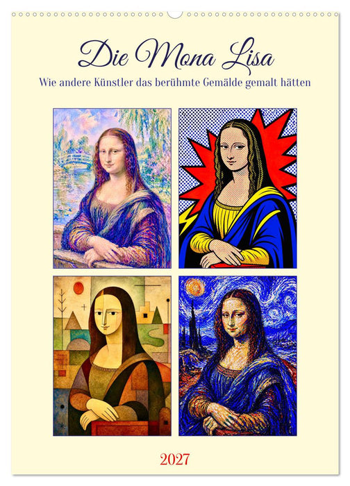 Die Mona Lisa (CALVENDO Wandkalender 2027)