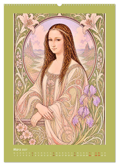 Die Mona Lisa (CALVENDO Wandkalender 2027)