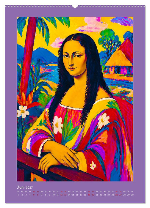 Die Mona Lisa (CALVENDO Wandkalender 2027)