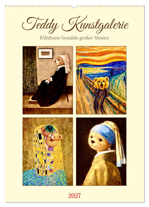Teddy Kunstgalerie (CALVENDO Wandkalender 2027)