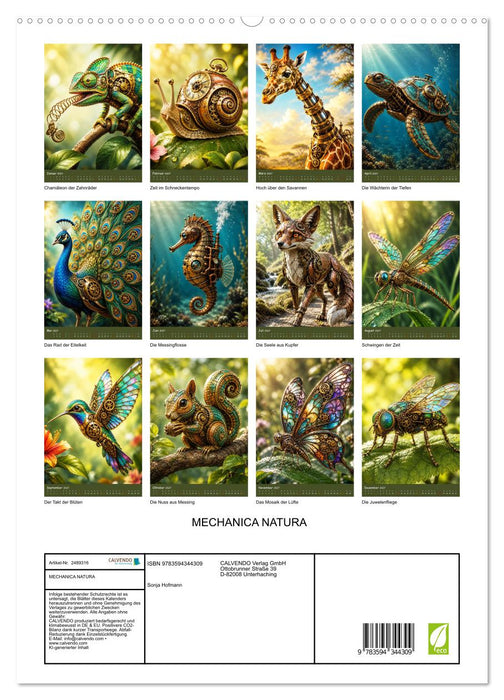 MECHANICA NATURA (CALVENDO Premium Wandkalender 2027)