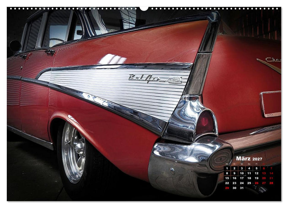 Ikonische Hecks (CALVENDO Premium Wandkalender 2027)