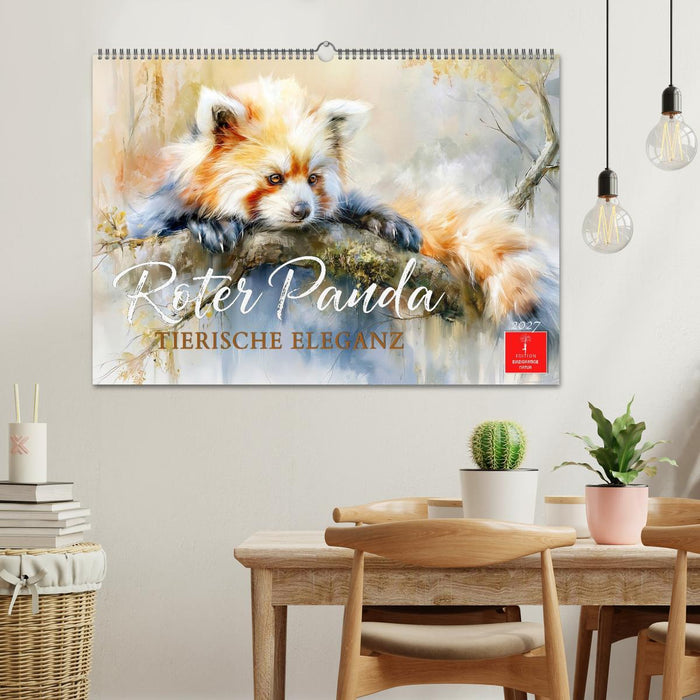 Roter Panda - Tierische Eleganz (CALVENDO Wandkalender 2027)
