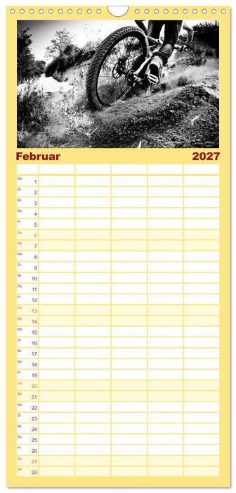 Mountain Bike 2027 by Stef. Candé (CALVENDO Familienplaner 2027)
