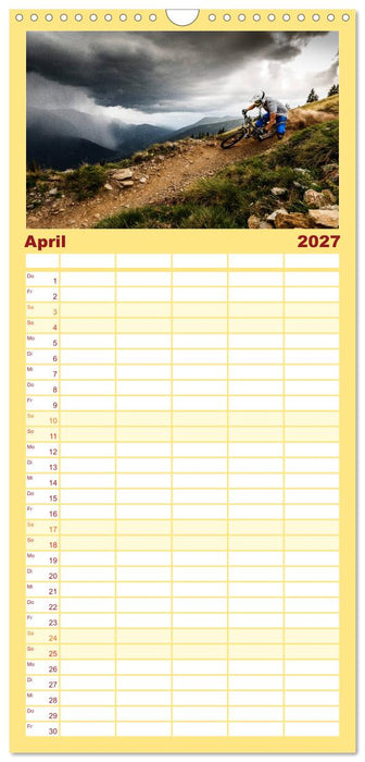 Mountain Bike 2027 by Stef. Candé (CALVENDO Familienplaner 2027)