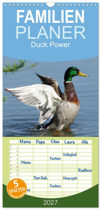Duck Power (CALVENDO Familienplaner 2027)