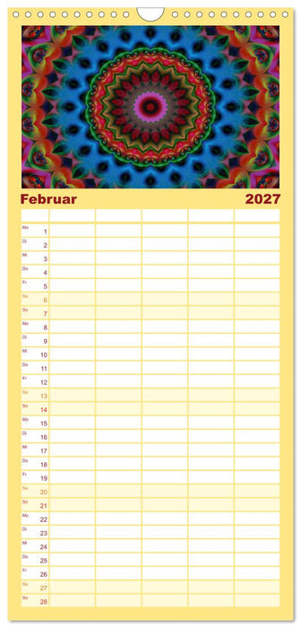 Mandala Träume (CALVENDO Familienplaner 2027)