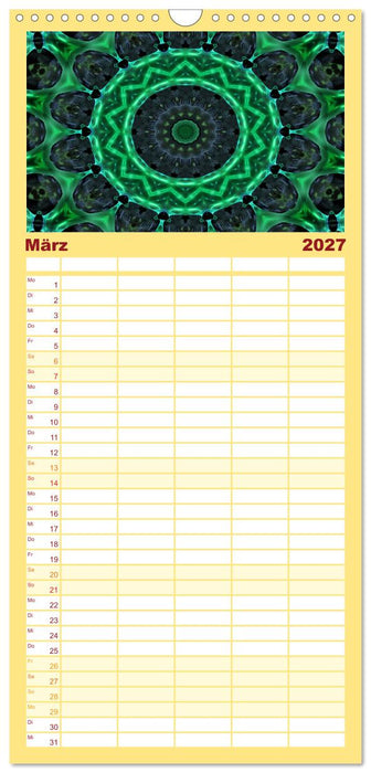 Mandala Träume (CALVENDO Familienplaner 2027)
