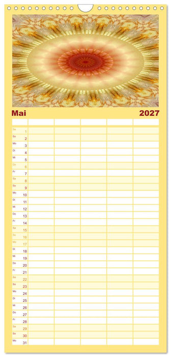 Mandala Träume (CALVENDO Familienplaner 2027)