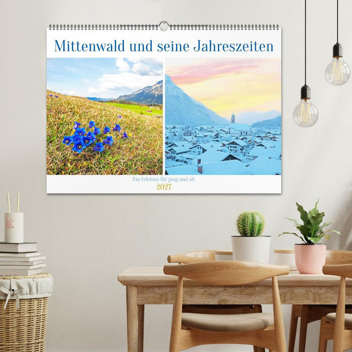 Mittenwald und seine Jahreszeiten (CALVENDO Wandkalender 2027)