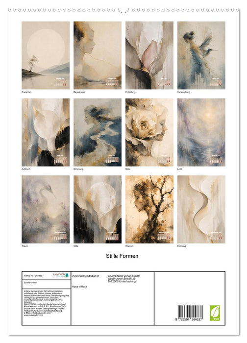 Stille Formen (CALVENDO Premium Wandkalender 2027)