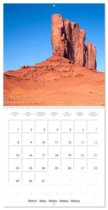 Monument Valley – Gorgeous Scenic Views (CALVENDO Monthly Calendar 2027)