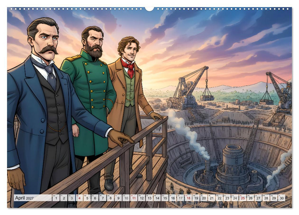 Von der Erde zum Mond – Die unglaubliche Mondexpedition (CALVENDO Premium Wandkalender 2027)