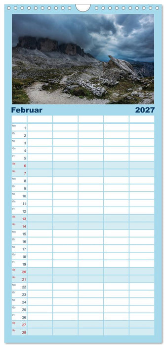 Dolomiten - Südtirol (CALVENDO Familienplaner 2027)