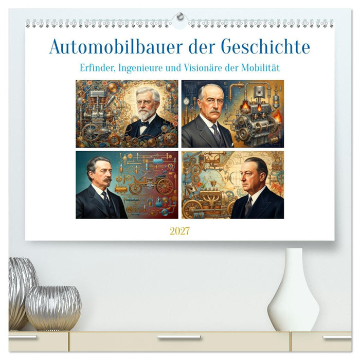 Automobilbauer der Geschichte (CALVENDO Premium Wandkalender 2027)
