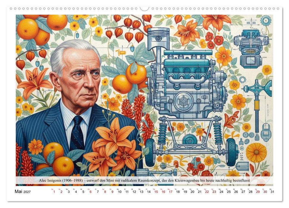 Automobilbauer der Geschichte (CALVENDO Premium Wandkalender 2027)