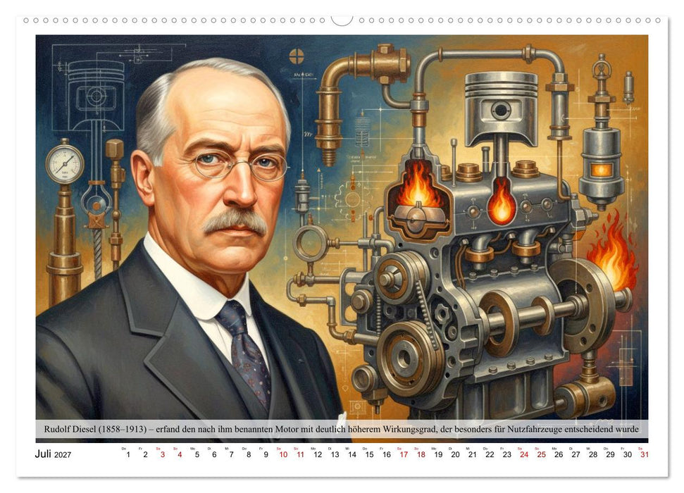 Automobilbauer der Geschichte (CALVENDO Premium Wandkalender 2027)
