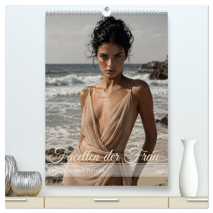 Facetten der Frau - Eleganz in zwölf Porträts (CALVENDO Premium Wandkalender 2027)