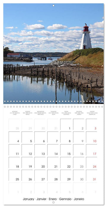 Canada-Est (CALVENDO Calendrier mensuel 2027)