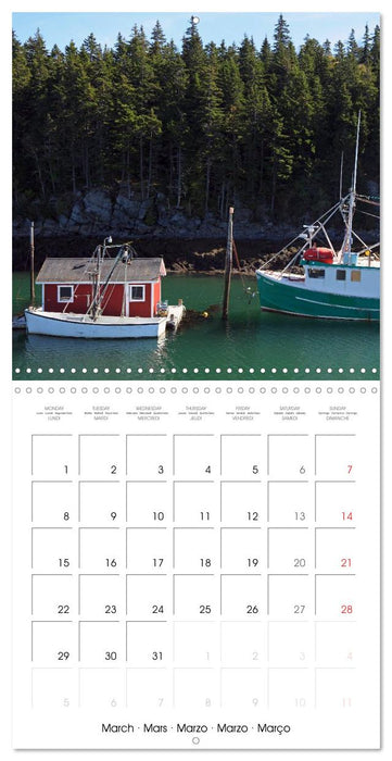 Canada-Est (CALVENDO Calendrier mensuel 2027)