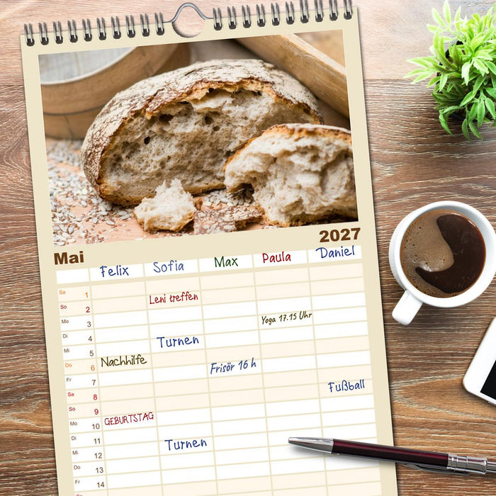 Brot & Kaffee Impressionen 2027 (CALVENDO Familienplaner 2027)