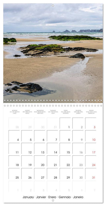 La Bretagne la presqu’île de Crozon (CALVENDO Calendrier mensuel 2027)