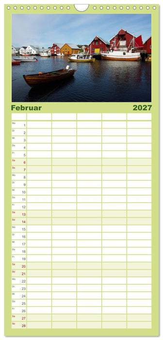 Norwegen PUR (CALVENDO Familienplaner 2027)