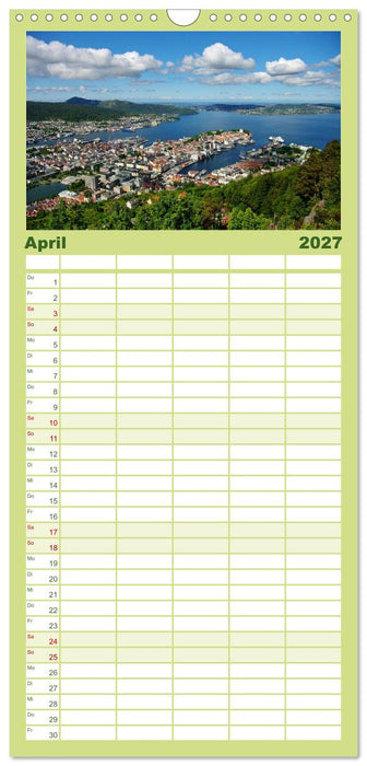 Norwegen PUR (CALVENDO Familienplaner 2027)