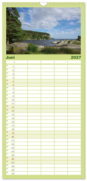 Norwegen PUR (CALVENDO Familienplaner 2027)
