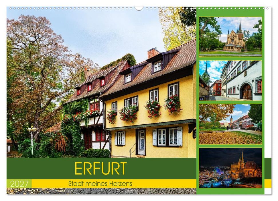 Erfurt - Stadt meines Herzens (CALVENDO Wandkalender 2027)