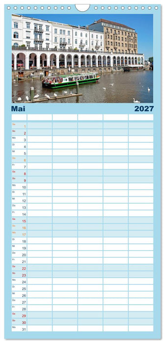 Hamburg (CALVENDO Familienplaner 2027)