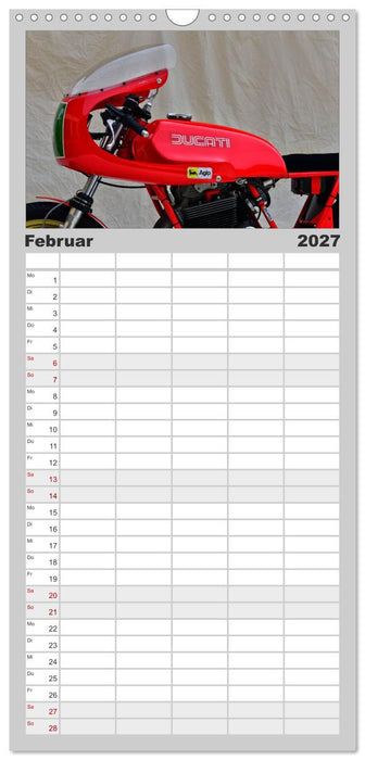 Ducati 500 Sport Desmo (CALVENDO Familienplaner 2027)