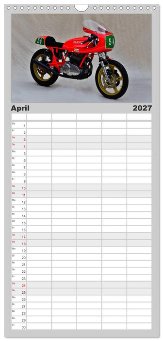 Ducati 500 Sport Desmo (CALVENDO Familienplaner 2027)