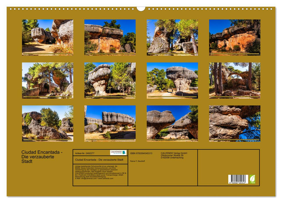 Ciudad Encantada - Die verzauberte Stadt (CALVENDO Wandkalender 2027)