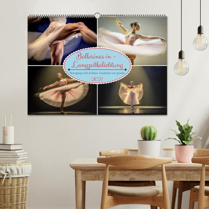 Ballerinas in - Langzeitbelichtung (CALVENDO Wandkalender 2027)